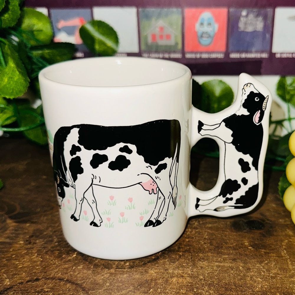 Vintage Cow Kitschy Cottagecore Cows Coffee Cup Mug
